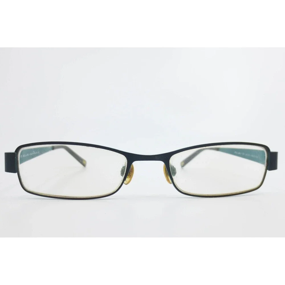 Kliik Denmark 291 Teal Black Rectangular Eyeglasses Frames 49-17-135 col.233